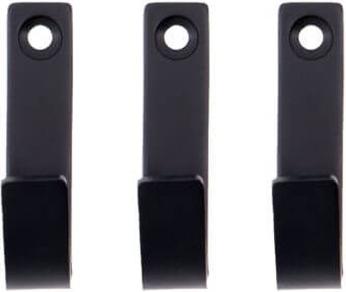 Meraki Haken Thapsus zwart - 3 stuks
