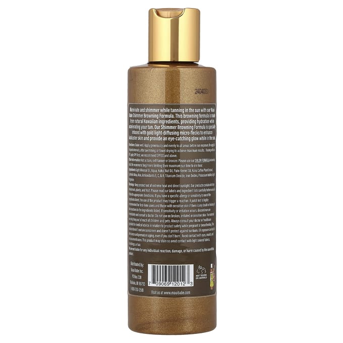 Maui Babe, Shimmer Browning Formula, 8 fl oz (236 ml)