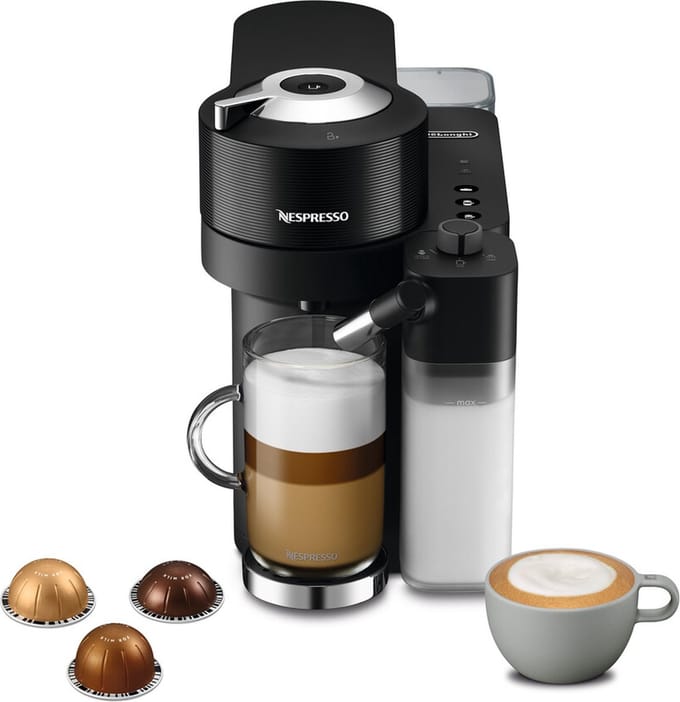 De'Longhi Nespresso Vertuo Lattissima ENV300.B - Koffiecupmachine - Zwart