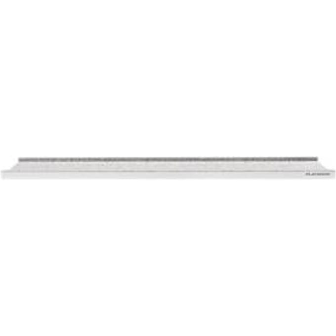 PLAYROOM wandplank PLAYBOARD, B 1600 x D 141 x H 30 mm, metaal & PET, grijs