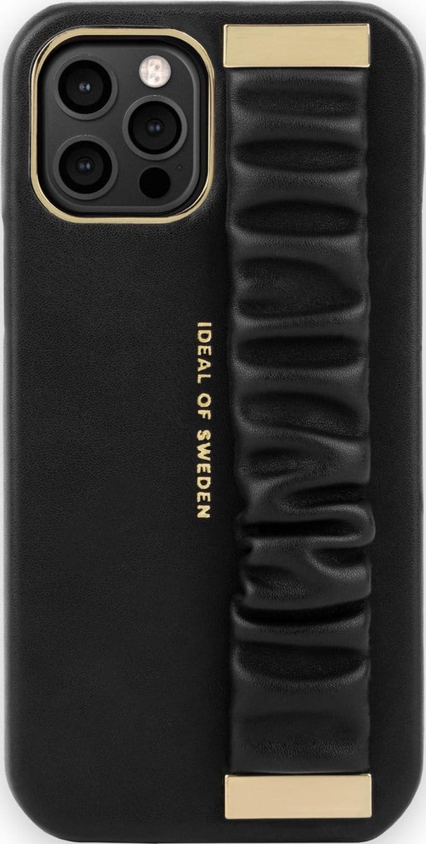 iDeal of Sweden Statement Case Top-Handle voor iPhone 12/12 Pro Ruffle Noir - Top-Handle