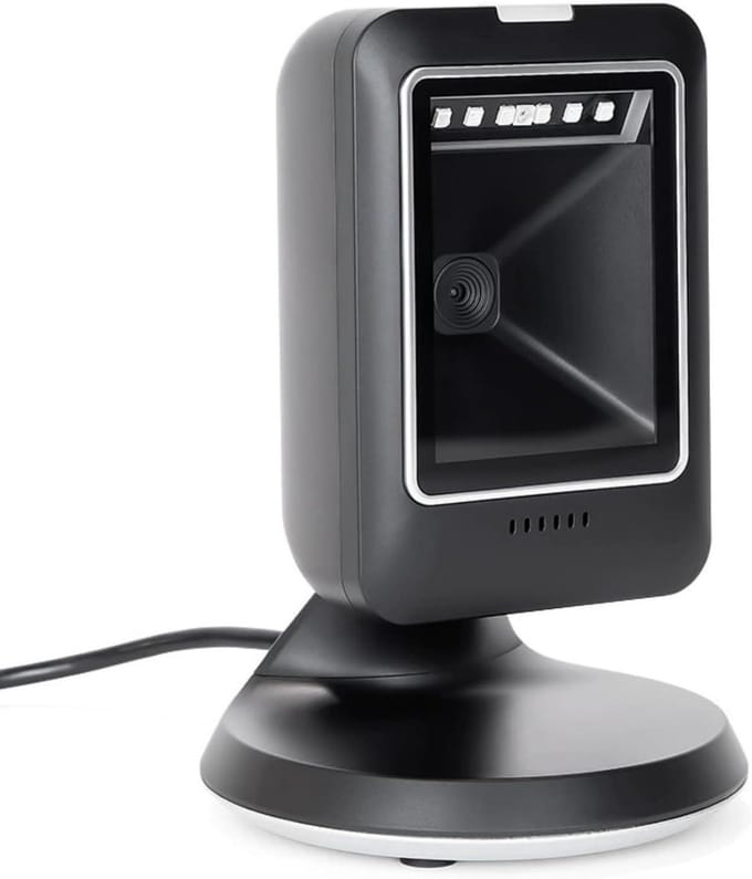 Barcode Scanner - Streepjescode Lezer - Snel Scannen - Leest 1D 2D QR - 17 x 13 x 12 cm