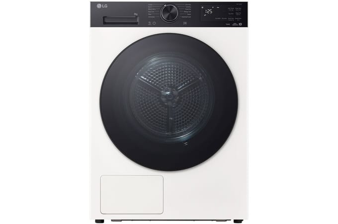 8kg Warmtepomp droger Wit | Zelfreinigende condensor | Eco Hybrid | Sensor Dry | LG NL - RHX5008THB