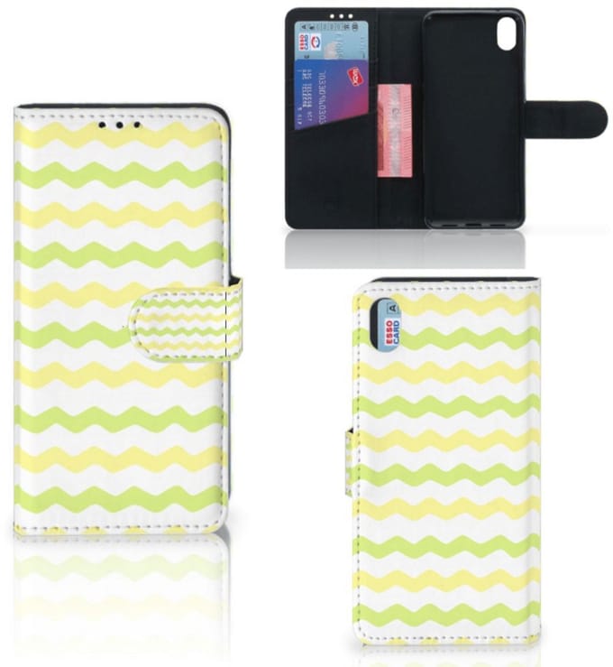 Xiaomi Redmi 7A Telefoon Hoesje Waves Yellow