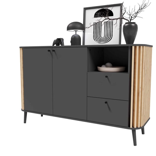 Pure Sideboard grijs Artisan Oak NB - 40x138x88cm