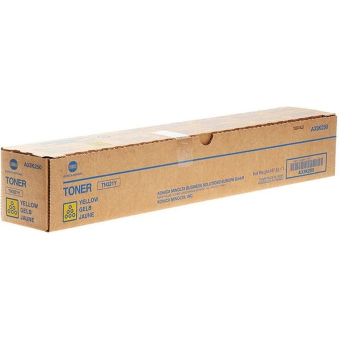 Konica Minolta TN-321Y (A33K250) toner cartridge geel (origineel)