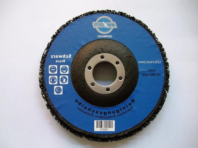 Reinigingsschijf 125 mm - 5 stuks ZWART