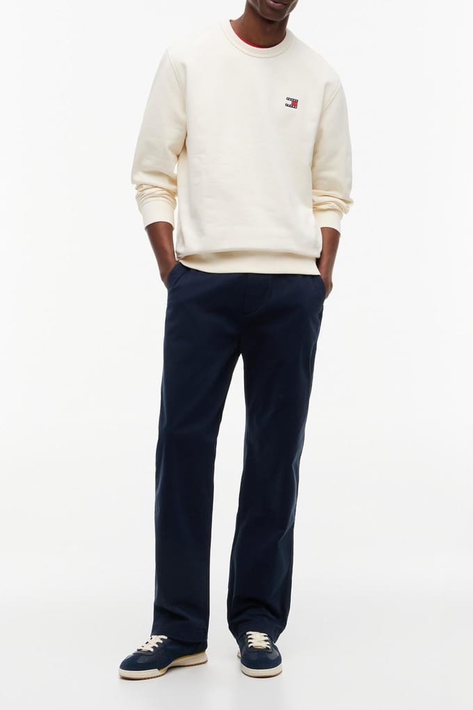 Tommy Hilfiger Regular Badge Crew Calico Größe: XXL | Pullover Outlet | Herren