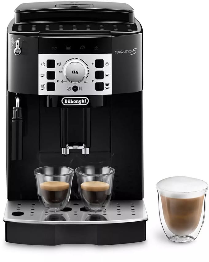 Volautomatische espressomachine - De'Longhi - Magnifica S - ECAM22.140.B - 4 recepten - Zwart zwart