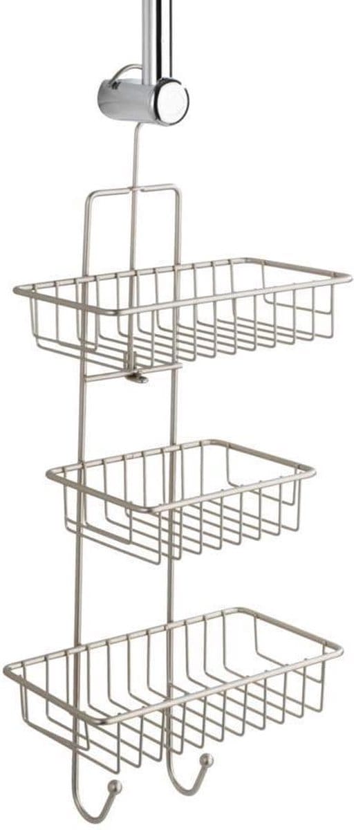 Wenko Doucherek Milano 25 X 62 Cm Staal Chroom