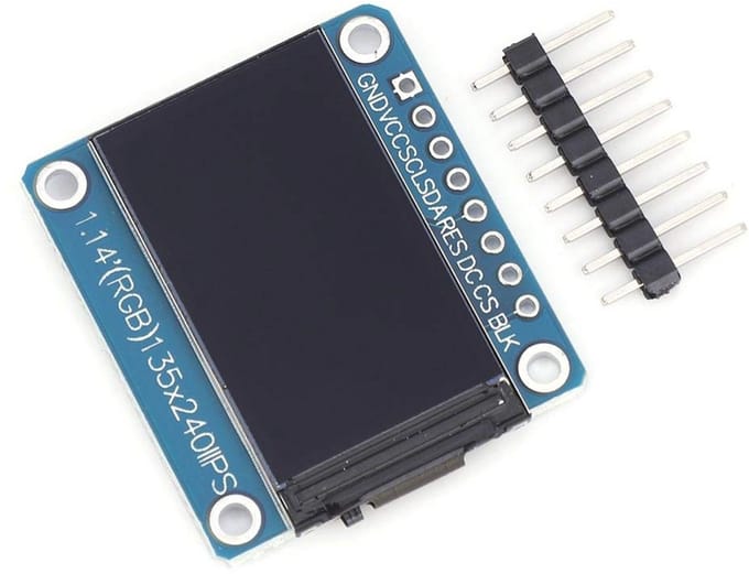 TFT Scherm Module 1.14 Inch 135x240 Resolutie LCD Display