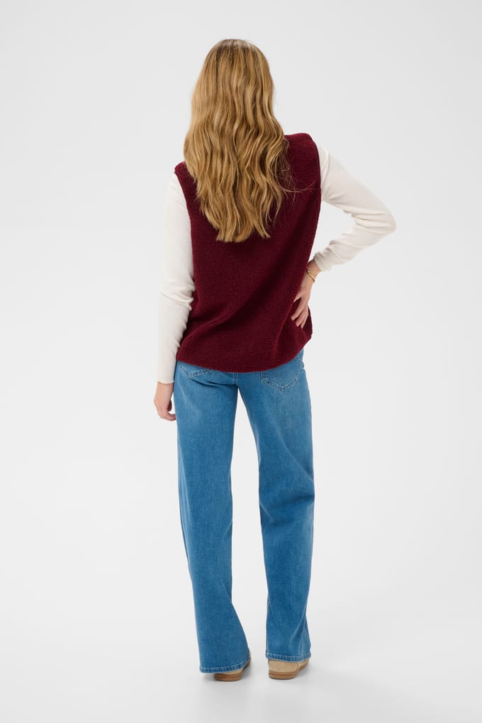 Mouwloze fleece voor dames KAFFE Kaally