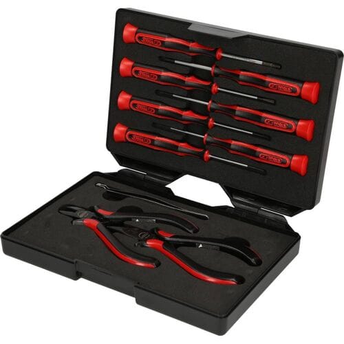 KS Tools gereedschapset Phillips + schroevendraaiers + tangen (10 x)