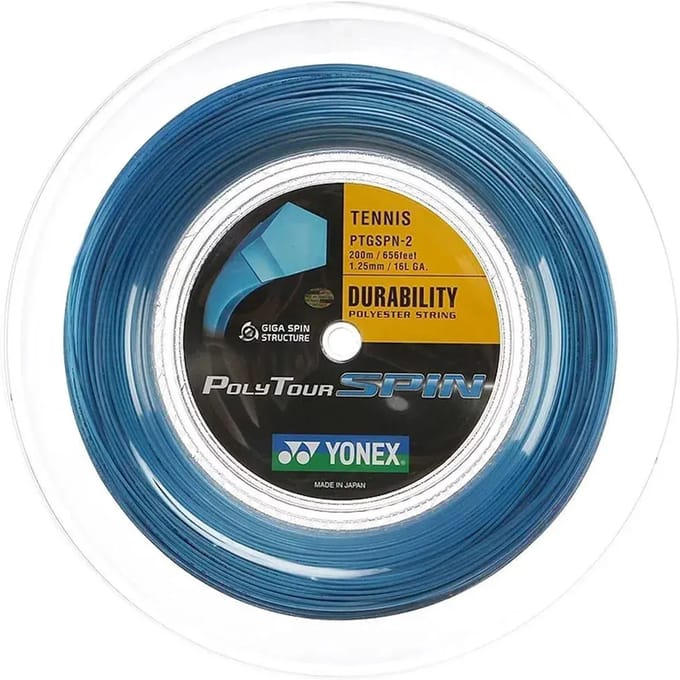 Yonex Polytour Spin 200M Blue 1.25