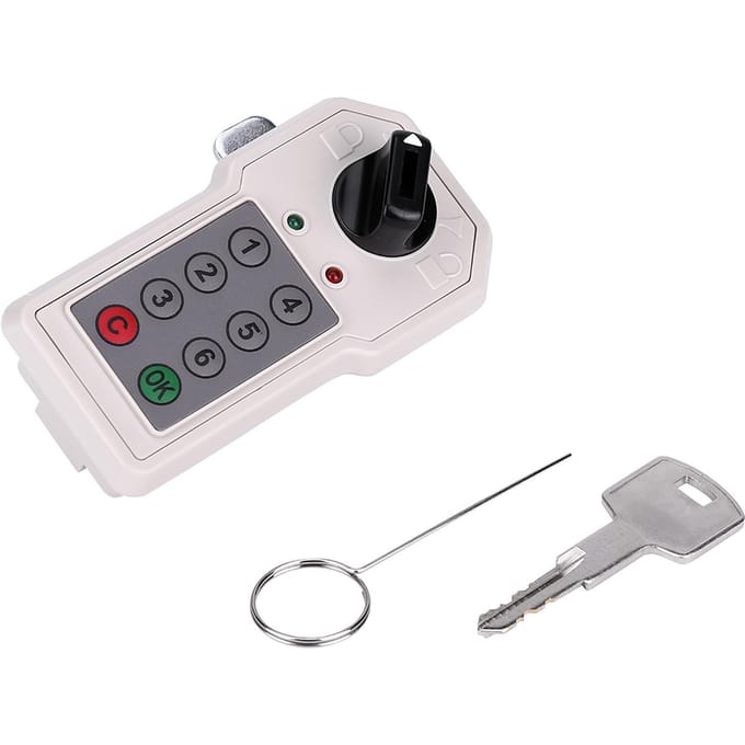 6 Cijferige Code Combinatie Cam Kabinet Handig Wachtwoord Beveiliging Cijferslot white