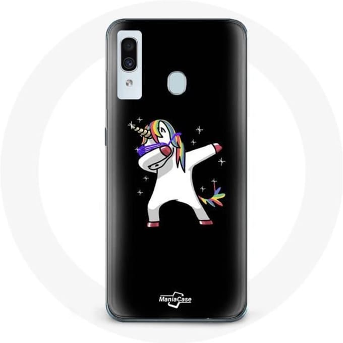 Coque pour samsung galaxy A30 Dab unicorn licorne