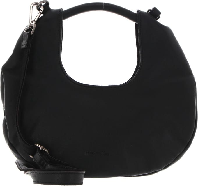 FREDsBRUDER Leren Handtas Schoudertas Hibicy Medium Hobo Black Zwart