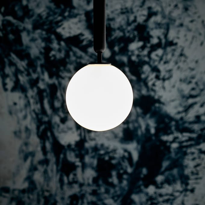 Nuura Miira 1 Hanglamp Rotsgrijs & Opaal Wit Klein