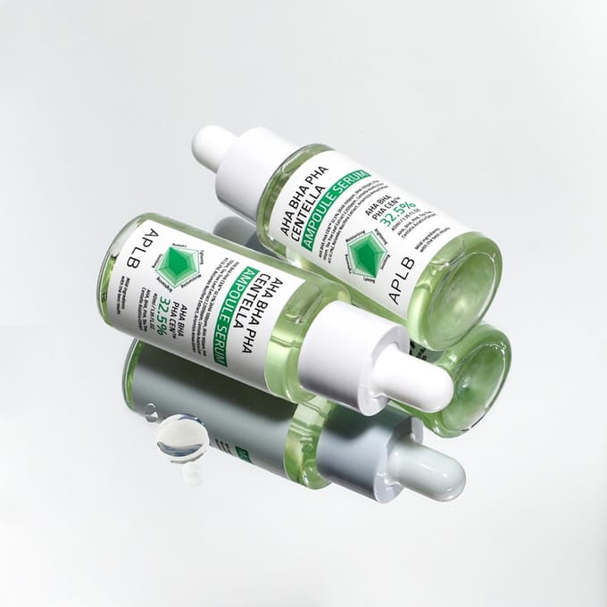 APLB AHA BHA PHA Centella Ampoule Sérum 40 ml #40ml 1PCS white