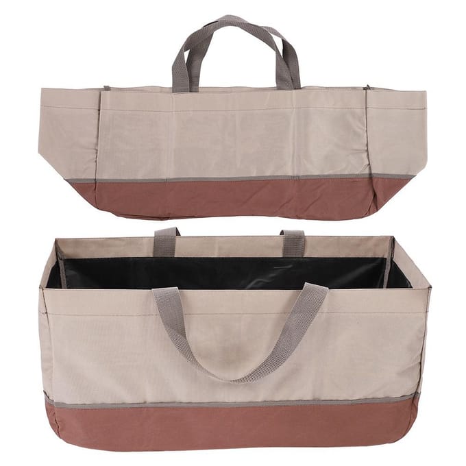 Buiten Zware Uitvoering 600D Oxford Doek Houtblok Drager Opbergtas Camping Accessoire gray