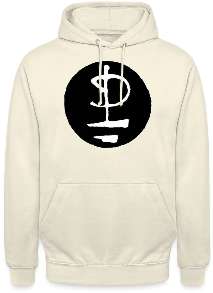 Pink Floyd Logo Zwart Wit Hoodie Unisex