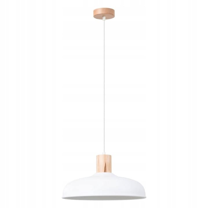 Sollux Lighting Hanglamp Indy - 120x38x38cm - E27 - wit - staal