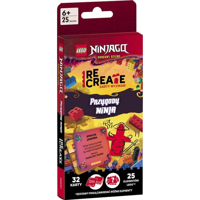 Lego Ninjago. Hercreëren. Uitdagingskaarten. Ninja Avonturen