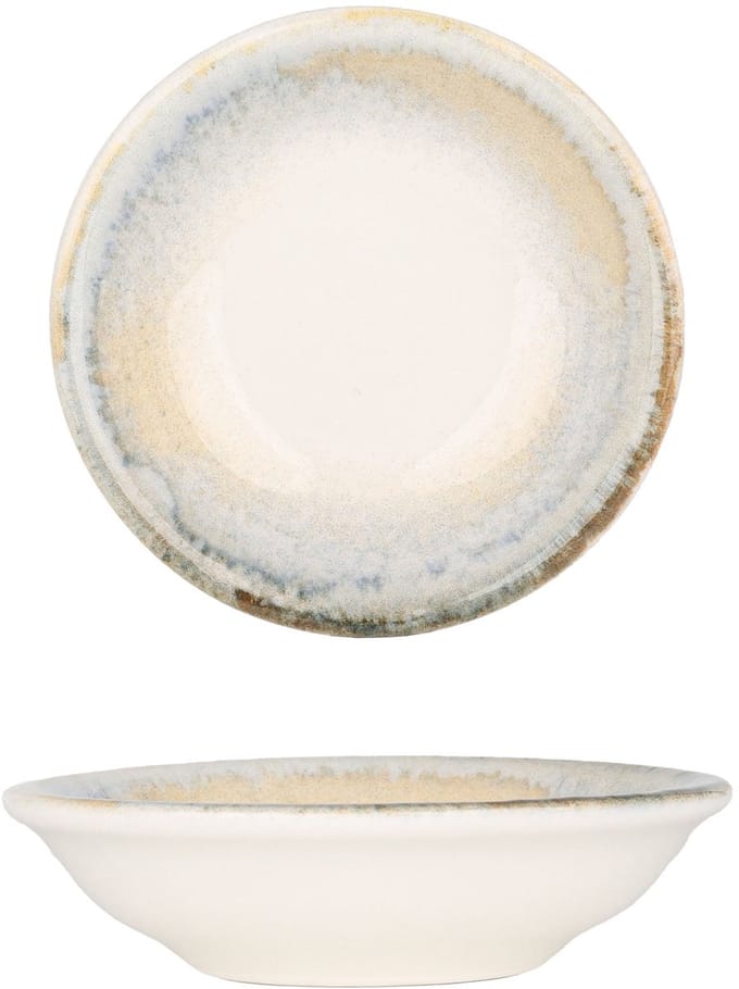 Bonna Serveerschaal - Knidos - Porselein - 9 cm (50cc) - set van 2