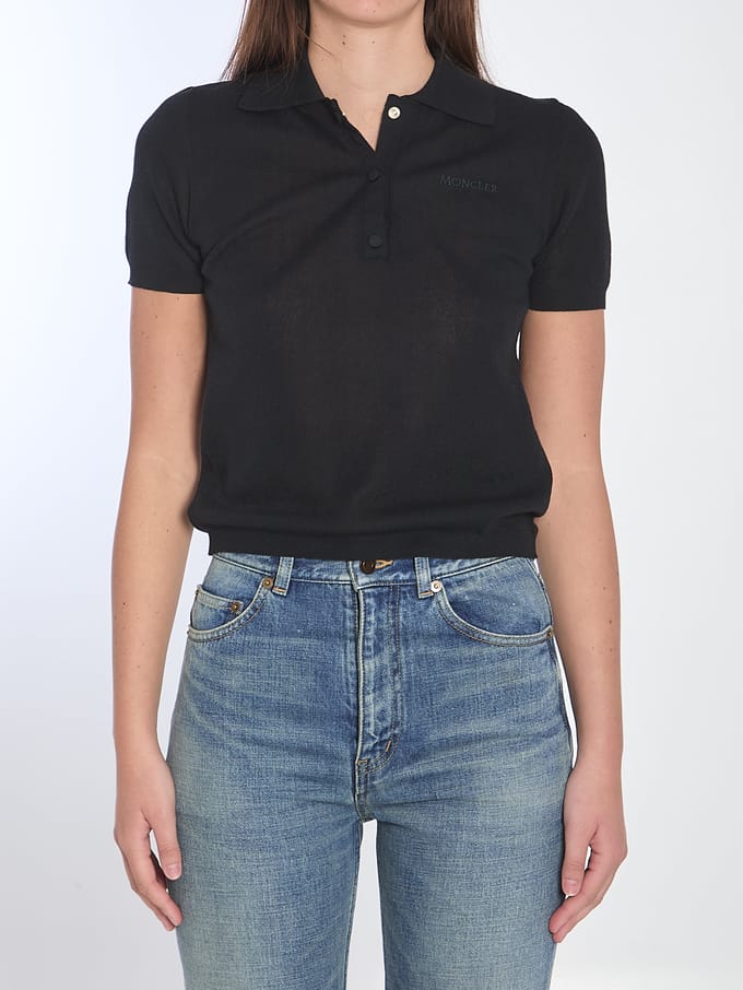Polo shirt met geborduurd logo