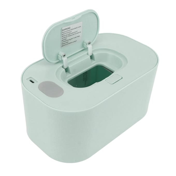 Doekjeswarmer Dispenser voor vochtige doekjes USB-gevoed Constante temperatuur Grote capaciteit met display Doekjes groen