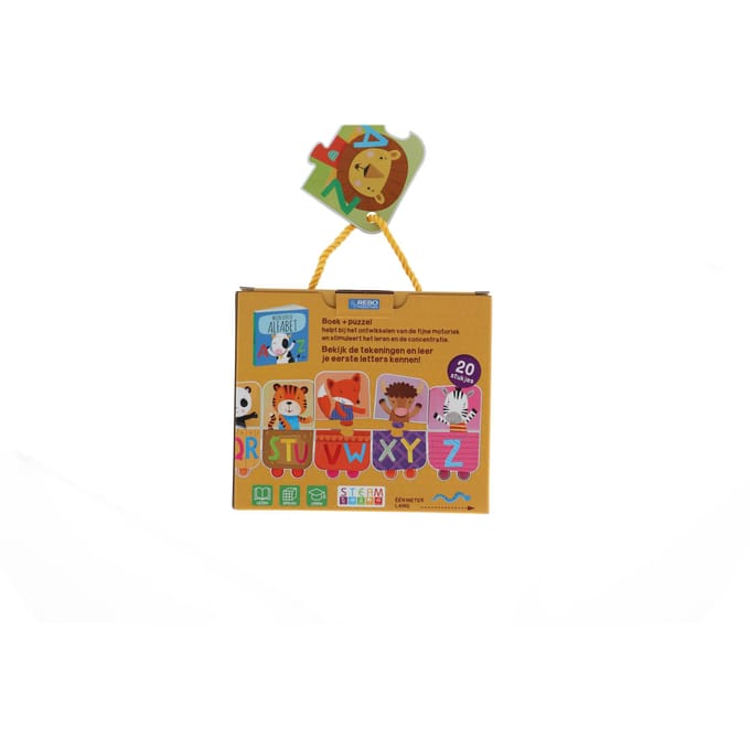 Mijn Eerste Alfabet Puzzeltrein + Boek