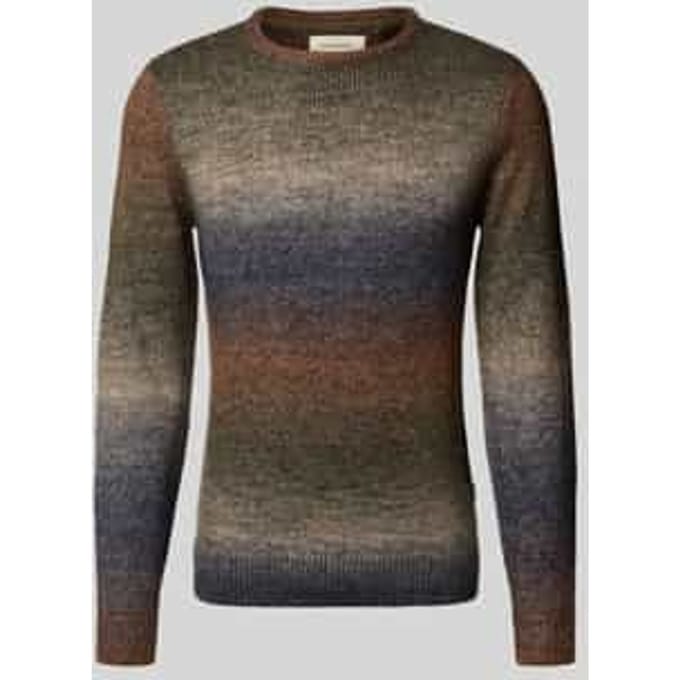 Gebreide pullover met ronde hals, model 'DANNIE'
