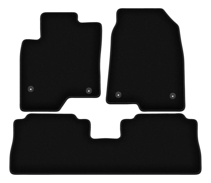 BASIC zwarte veloursmatten voor: Opel Antara SUV (2006-2017)