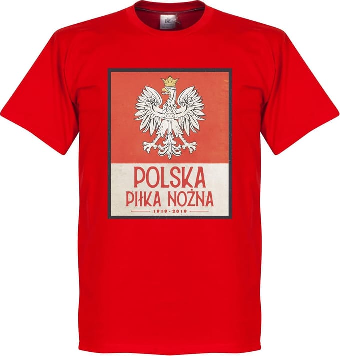 Polen Centenary T-Shirt - Rood - XS
