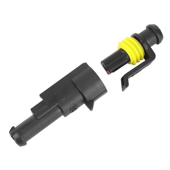 Lot de 10 connecteurs électriques étanches à 1 broche pour voiture yellow