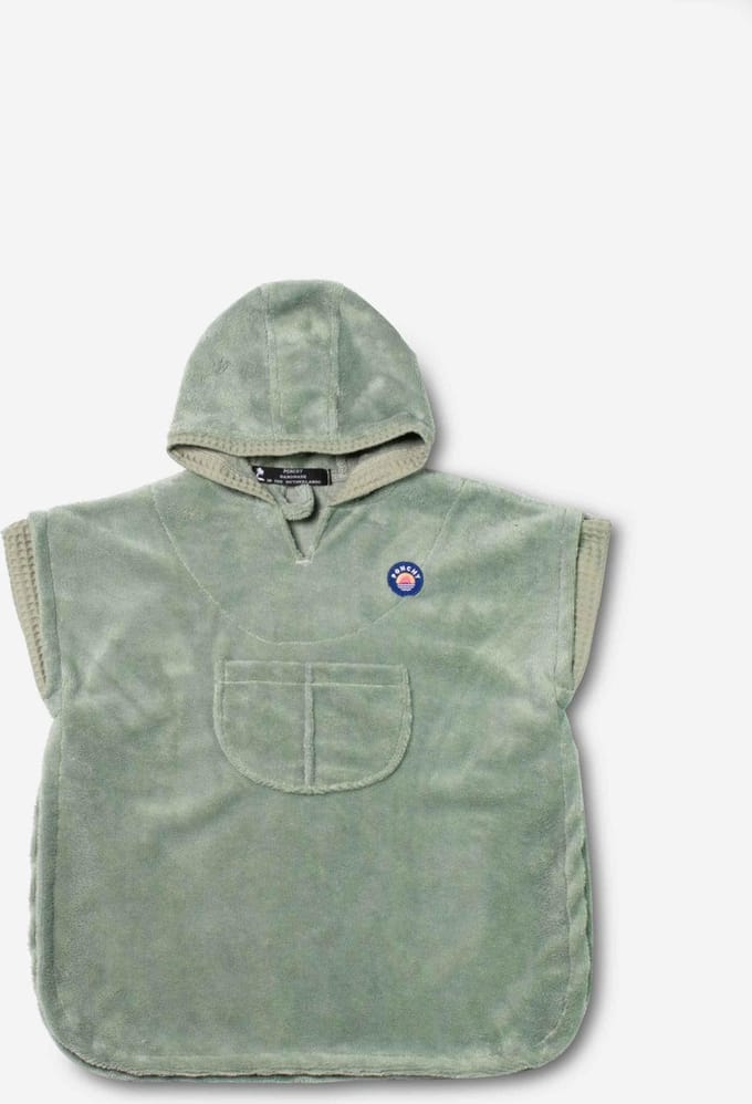 Ponchy - Verde Velho - Bamboe Baby Strandponcho - Klein - Badcape