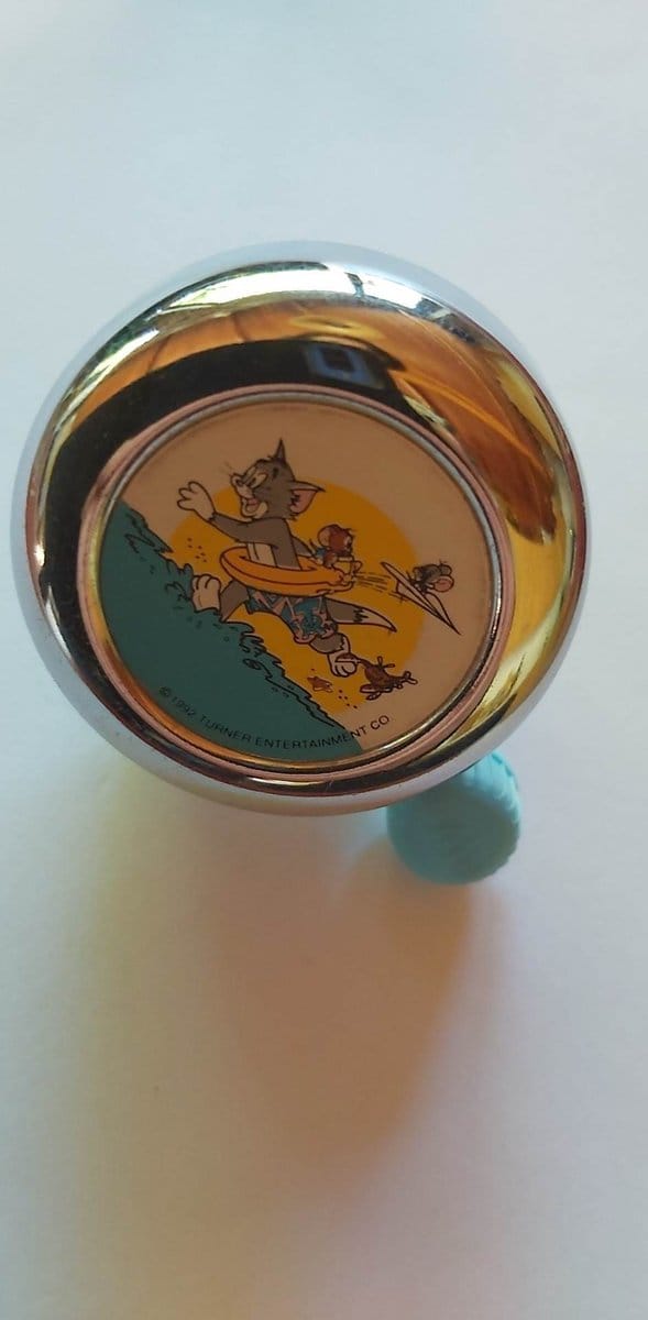 Widek - Fietsbel - Tom & Jerry - Chroom / blauw