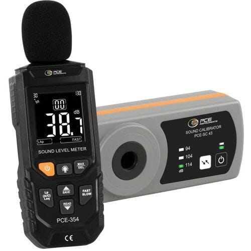 PCE Instruments PCE-354-SC43 Decibelmeter Datalogger 30 - 130 dB 20 Hz (min)
