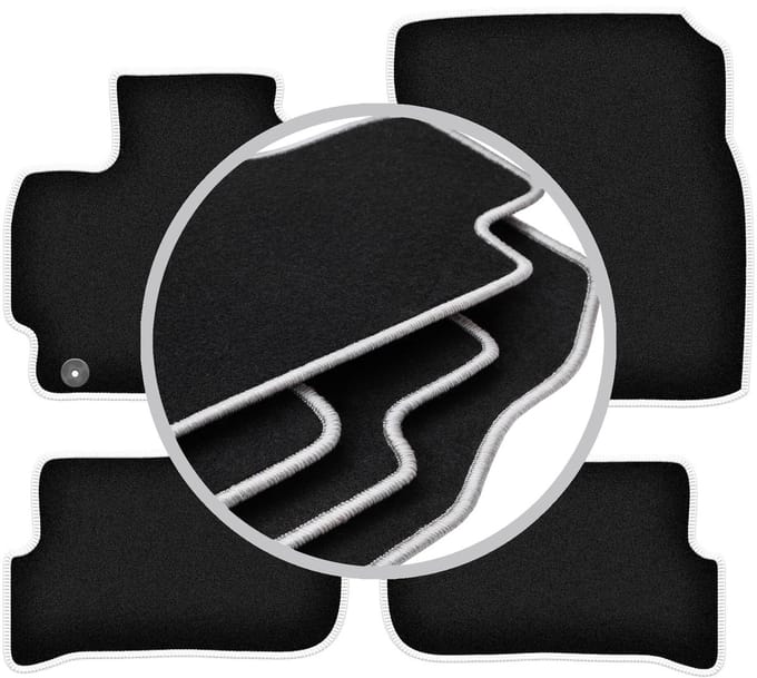 CARLUX-SILVER automatten voor: Mitsubishi Space Star II hatchback (2013-)