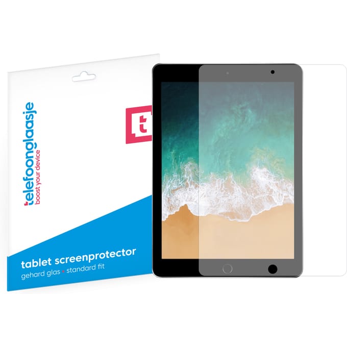 iPad 2017 (9.7 inch) screenprotector gehard glas Case Friendly