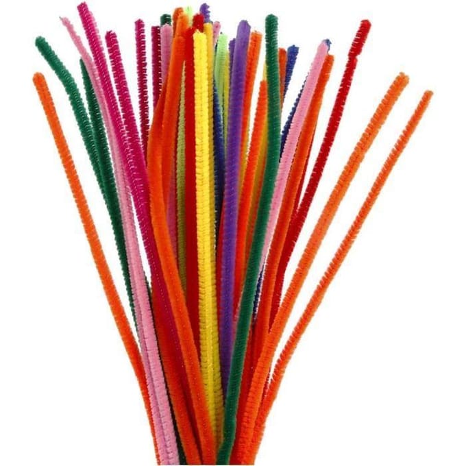 Creativ Company Chenille Wire Kleur 30cm 50pcs.