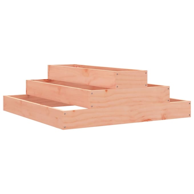 vidaXL - Plantenbak - 80x80x27 - cm - massief - douglashout