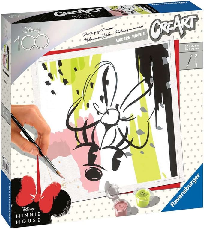 Ravensburger CreArt D100 Jubilee Edition Minnie Mouse 3 - Hobbypakket
