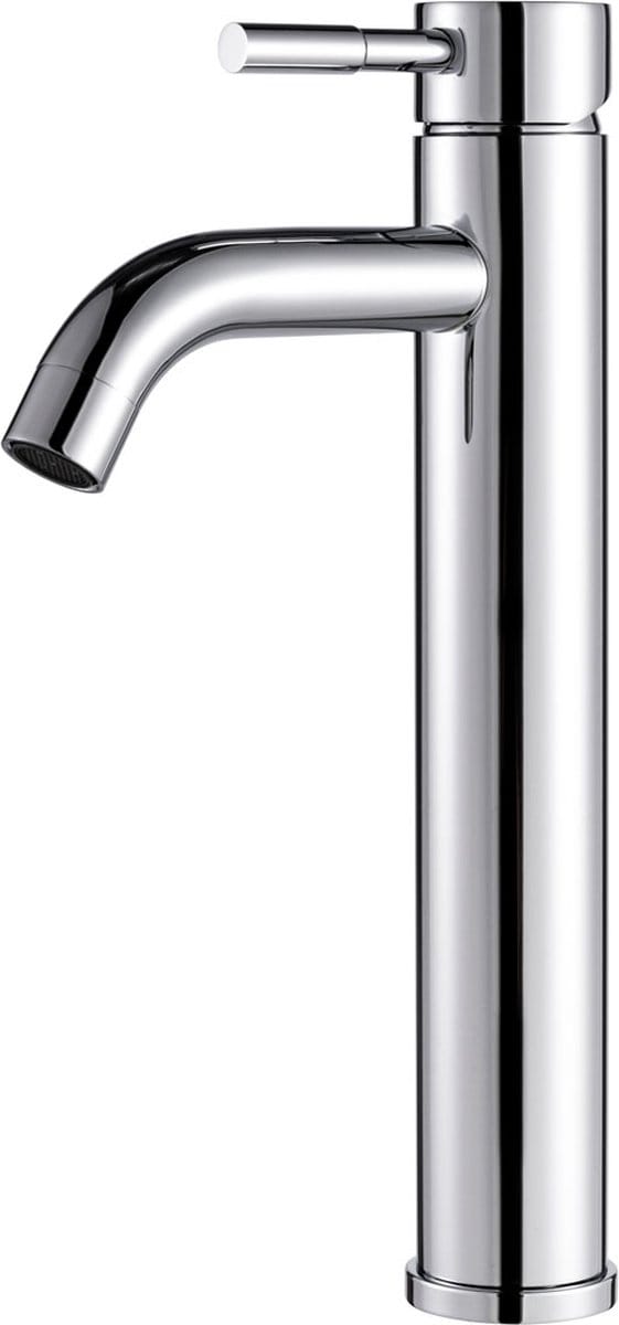 Sanetti Rocco - Wastafelkraan - Opbouw Hoog Rond Chroom 1 Greeps