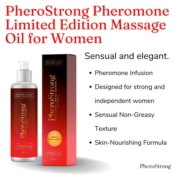 Limited Edition Voor Vrouwen Massageolie Met Feromonen 100ml