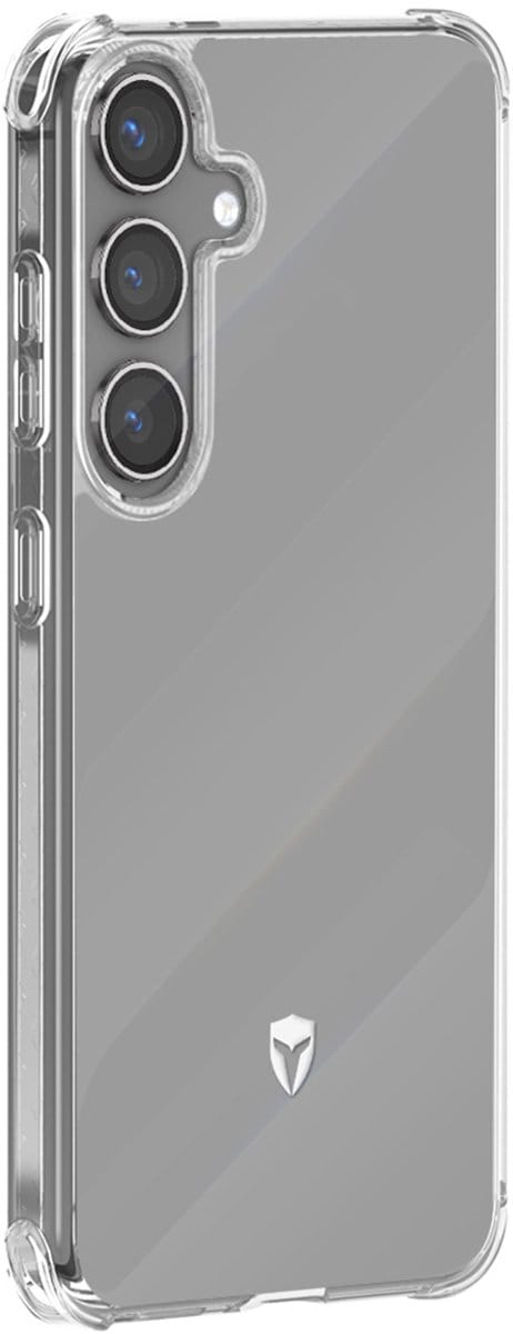 Force Case, Hoesje geschikt voor Galaxy S24 Plus - Versterkt Tryax System met 3D Inserts, Transparant