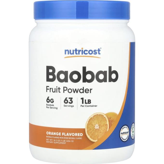 Baobabvruchtpoeder, sinaasappel, 454 g(1 pond)