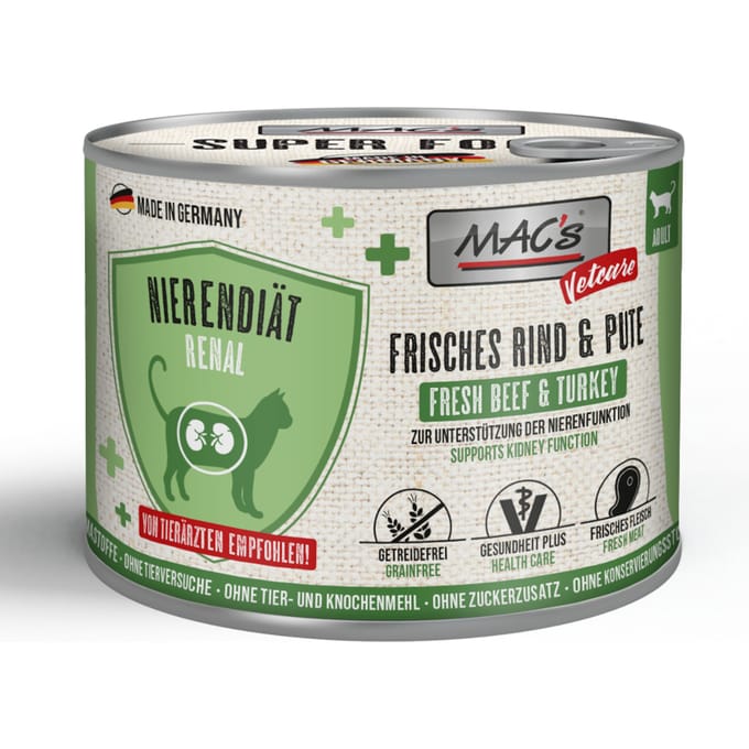 MAC's CAT Vetcare Nierdieet 6 x 200 g