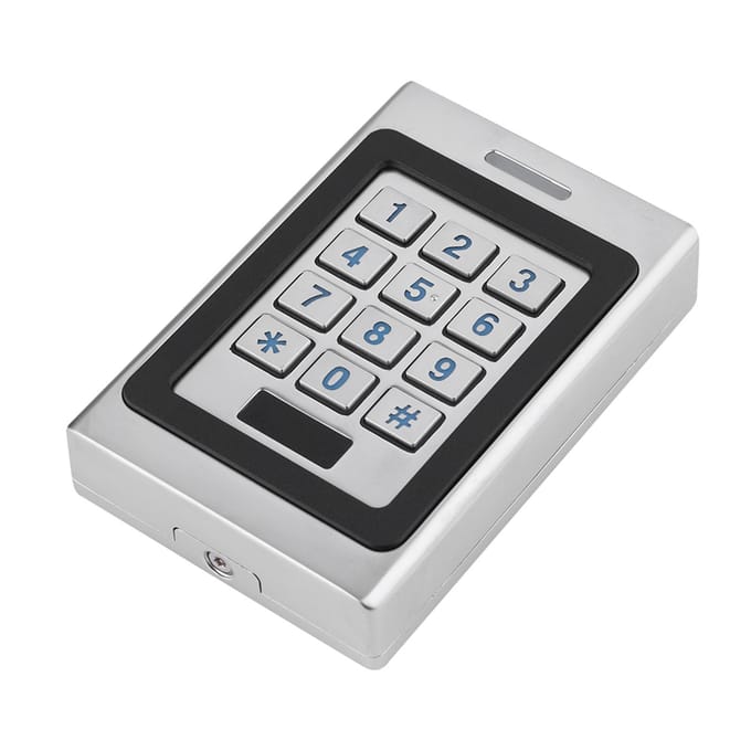 Système de contrôle d'accès de porte de sécurité à clavier avec carte RFID IP67 white