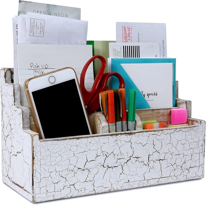 Bureau Organizer - Brief Houder - Thuis Kantoor - Stabiele Constructie - 31x18x13 cm